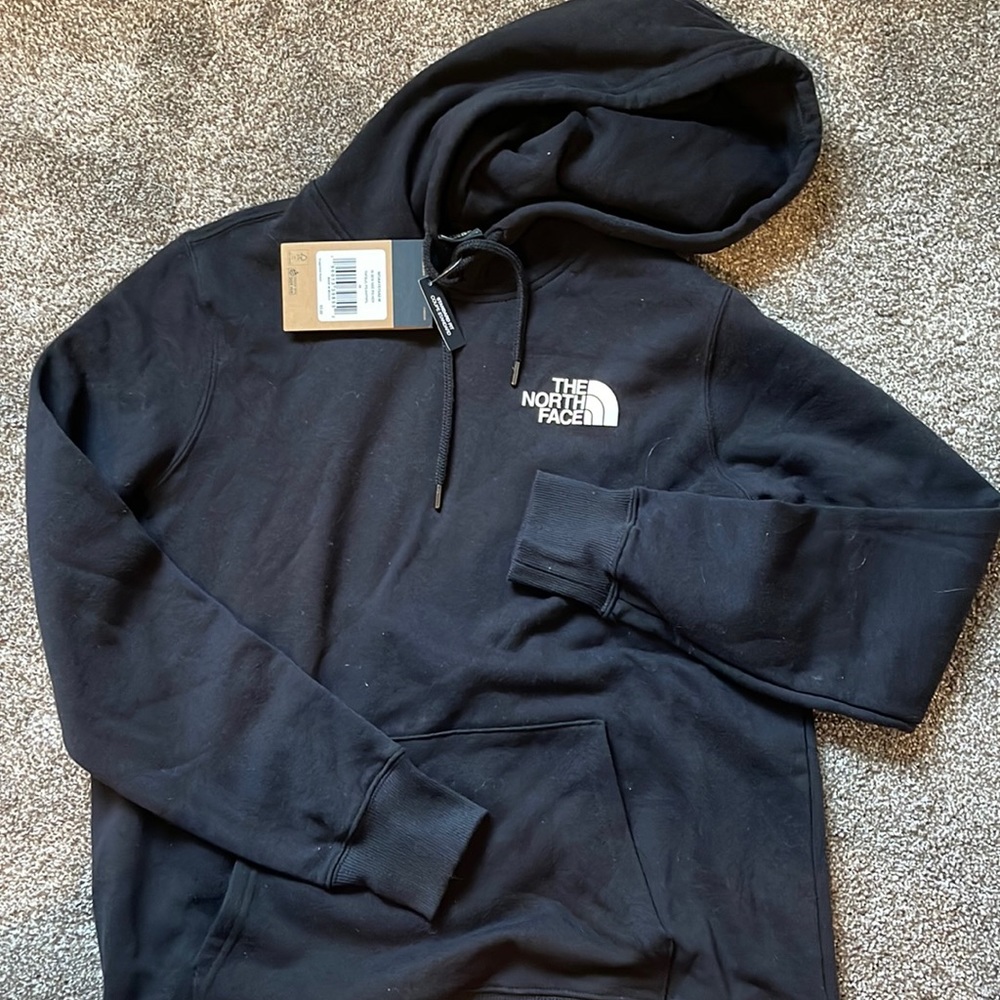 North face black hoodie